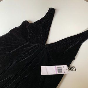 NWT Black Velvet Dress